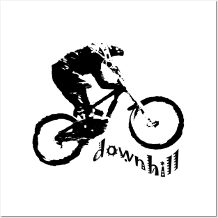 mountain bike downhill Posters and Art